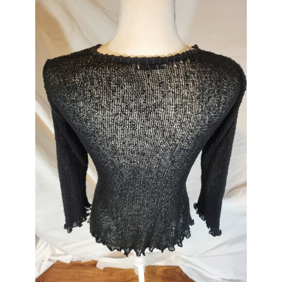 Baik Baik Honolulu Women's Long Sleeve Open Loose Knit Sweater Cardigan‎ S Beach - Picture 5 of 6